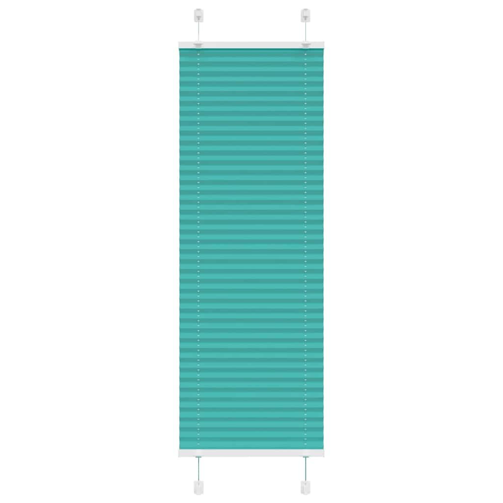 Plisségardin Benzin Grøn Stofbredde 54,4 Cm Polyester Petroliumsgrøn - 45 x 150 cm