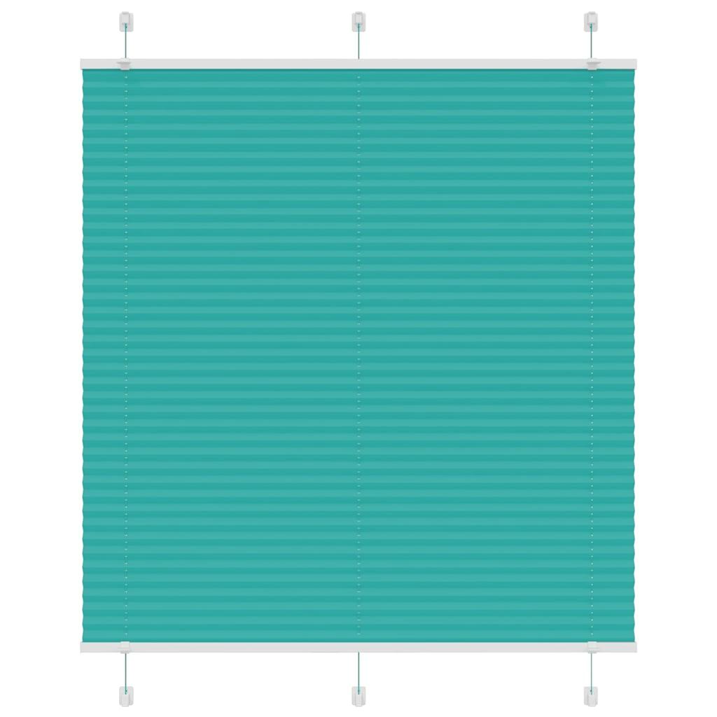 Plisségardin Benzin Grøn 115x150cm Stofbredde 114,4cm Polyester billede