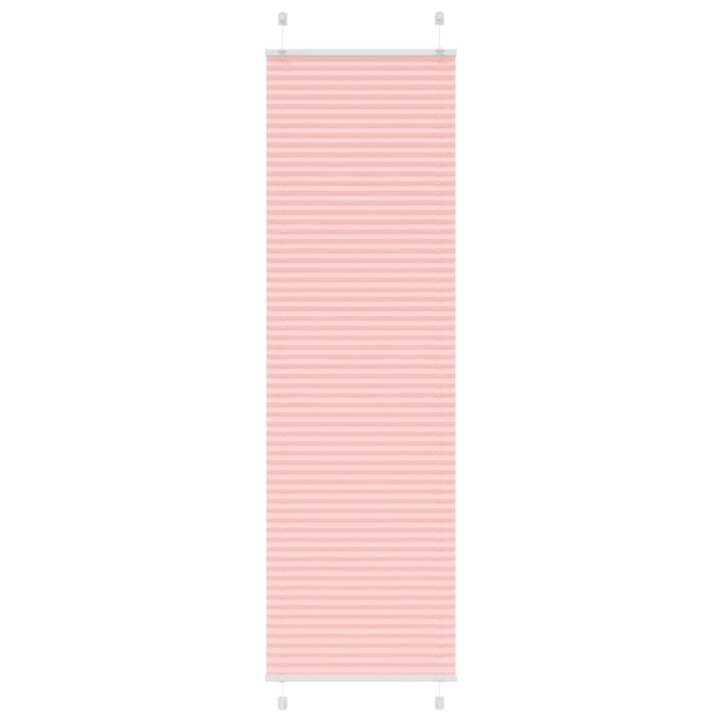 Plisségardin Lyserød 55x200 cm Stofbredde 54,4 cm Polyester