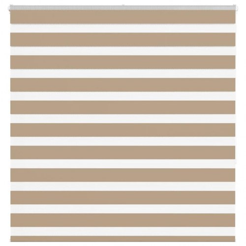 Zebragardin sandbrun 145 x 150 cm