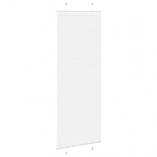 Plisségardin hvid 75 x 200 cm