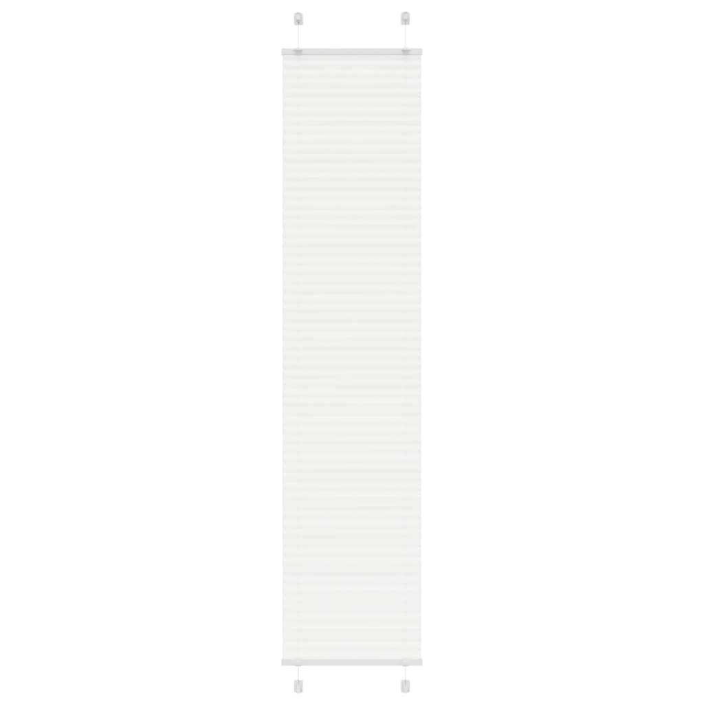 Plisségardin Hvid 45x200 cm Stofbredde 44,4 cm Polyester