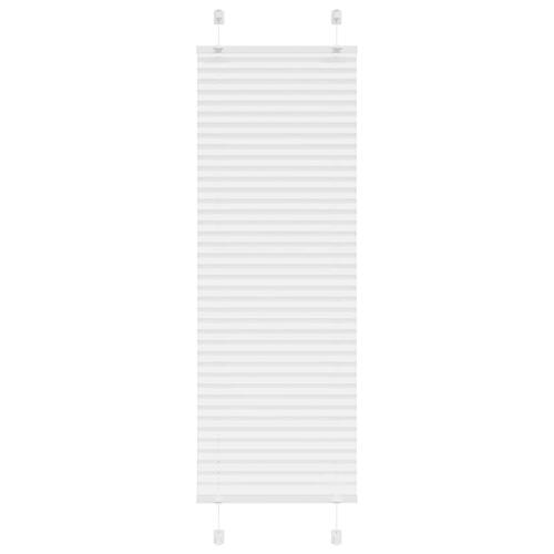 Plisségardin Hvid 40x150 cm Stofbredde 39,4 cm Polyester