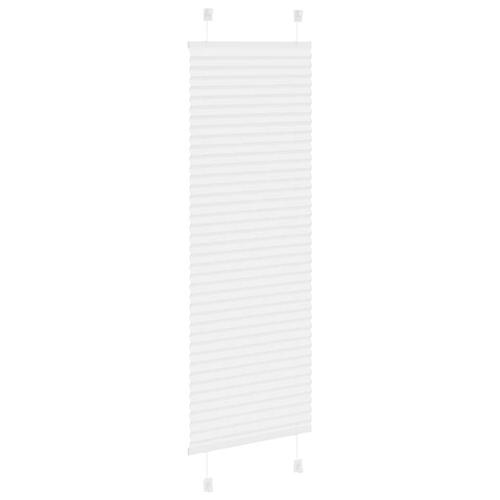 Plisségardin Hvid 40x150 cm Stofbredde 39,4 cm Polyester