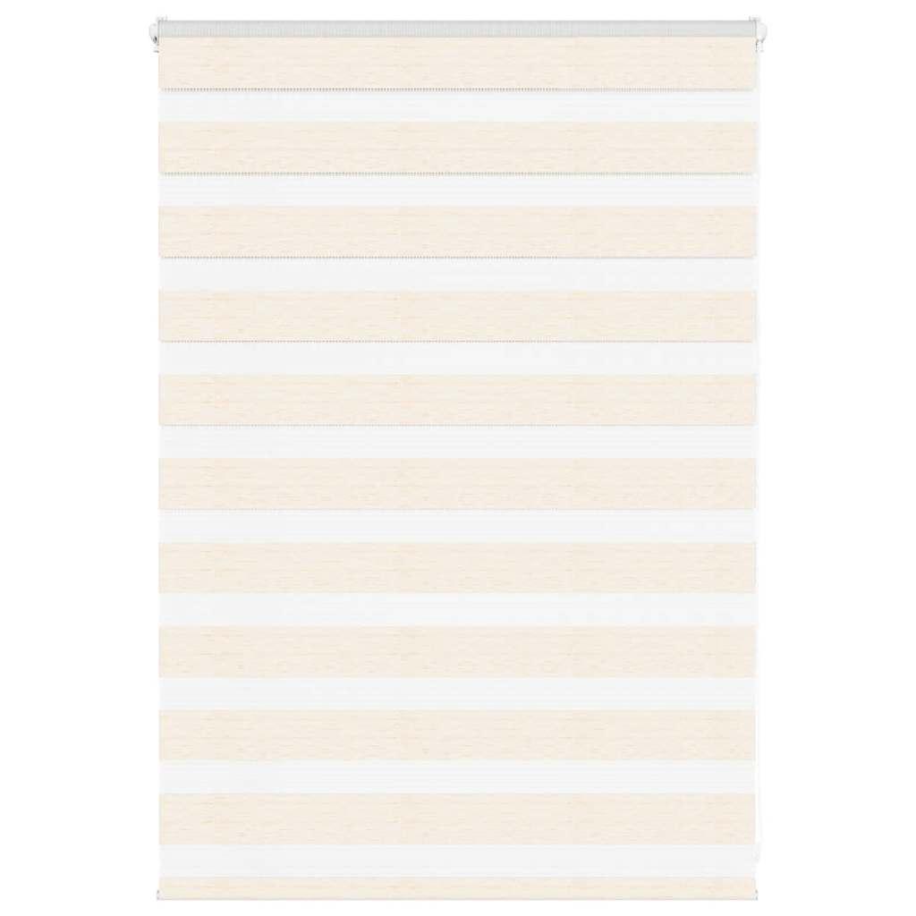 Zebragardin marmorbeige 110x100 cm stofbredde 105,9cm polyester billede