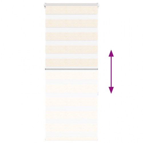 Zebragardin marmorbeige 65 x 150 cm