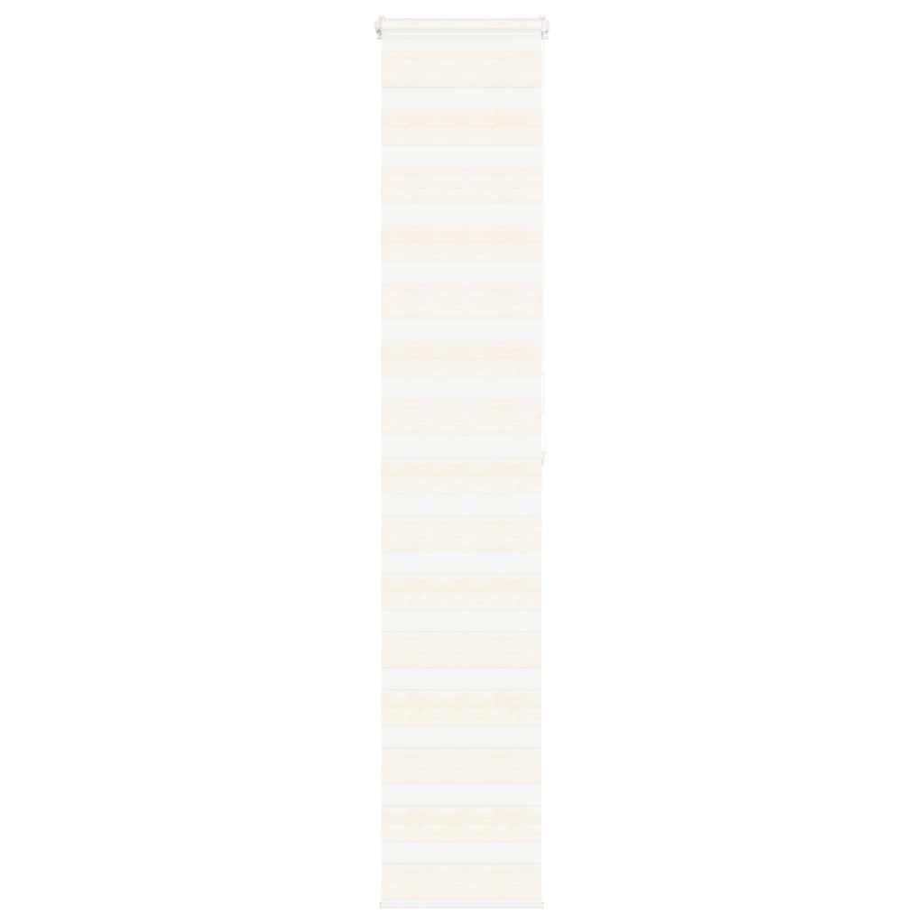 Zebragardin marmorbeige 40x200 cm stofbredde 35,9 cm polyester