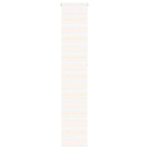 Zebragardin marmorbeige 45x230 cm stofbredde 40,9 cm polyester