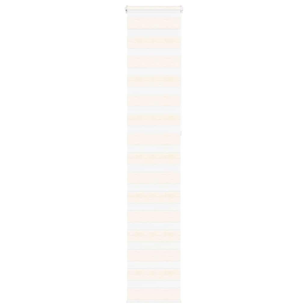 Zebragardin marmorbeige 45x230 cm stofbredde 40,9 cm polyester