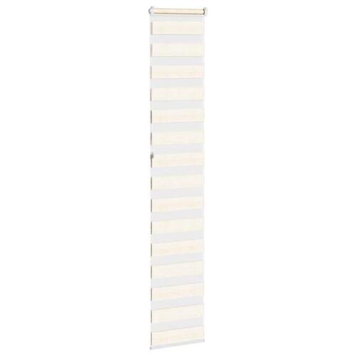Zebragardin marmorbeige 45x230 cm stofbredde 40,9 cm polyester