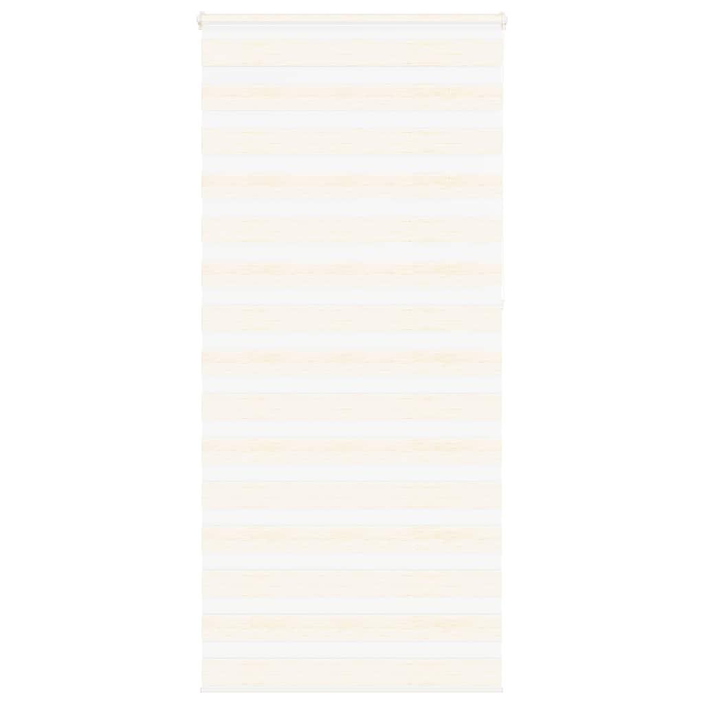 Zebragardin marmorbeige 100x230 cm stofbredde 95,9 cm polyester billede