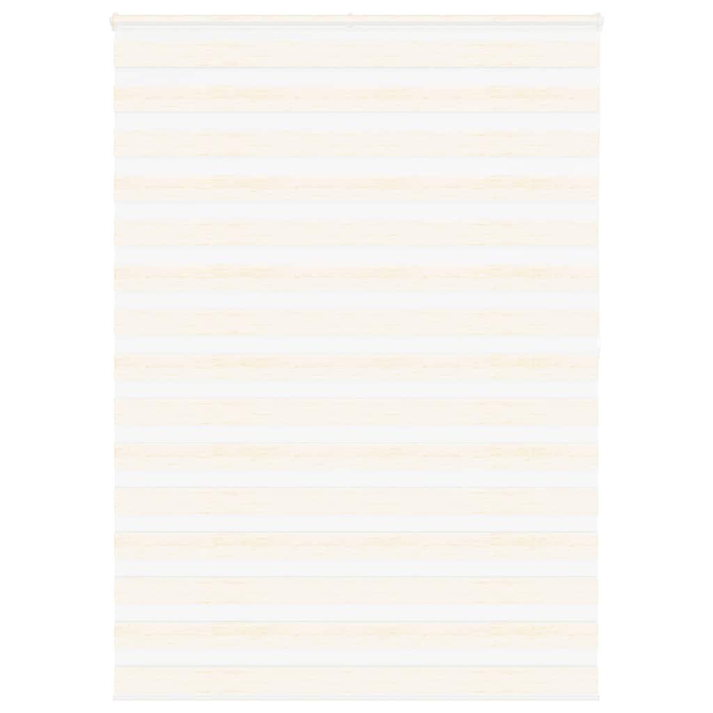 Zebragardin marmorbeige 165x200 cm stofbredde 160,9cm polyester billede