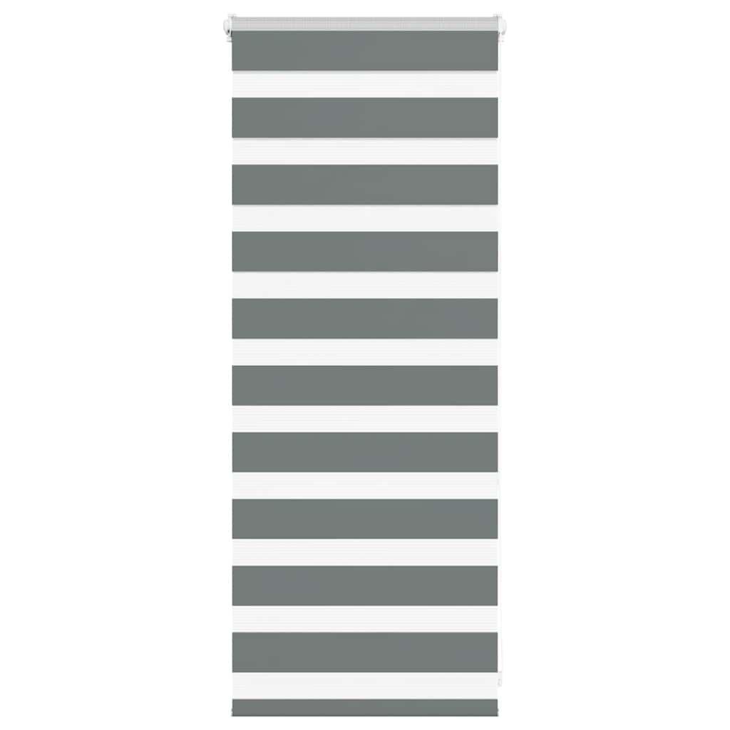 Zebragardin mørkegrå 60x100 cm stofbredde 55,9 cm polyester