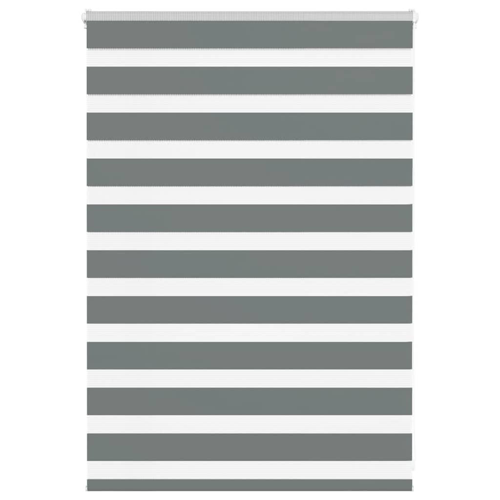 Zebragardin mørkegrå 95x100 cm stofbredde 90,9 cm polyester