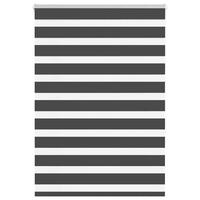 Zebragardin sort 110x150 cm stofbredde 105,9 cm polyester