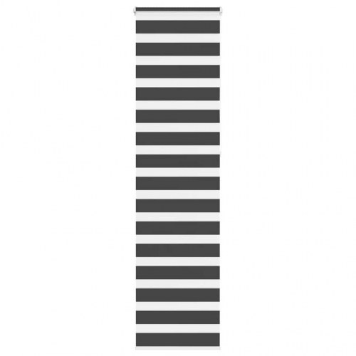 Zebragardin sort 65 x 230 cm