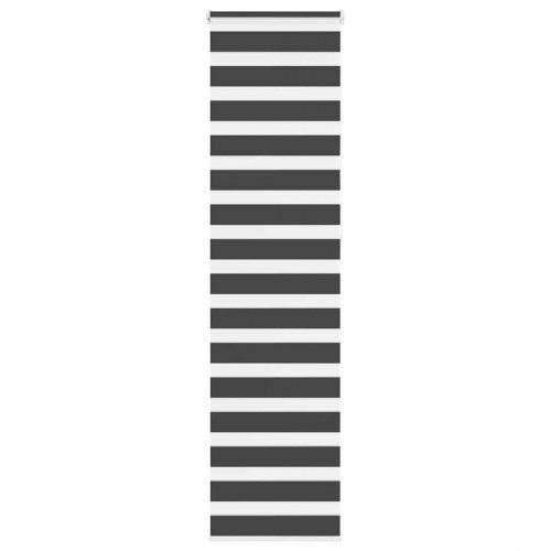 Zebragardin sort 50 x 230 cm