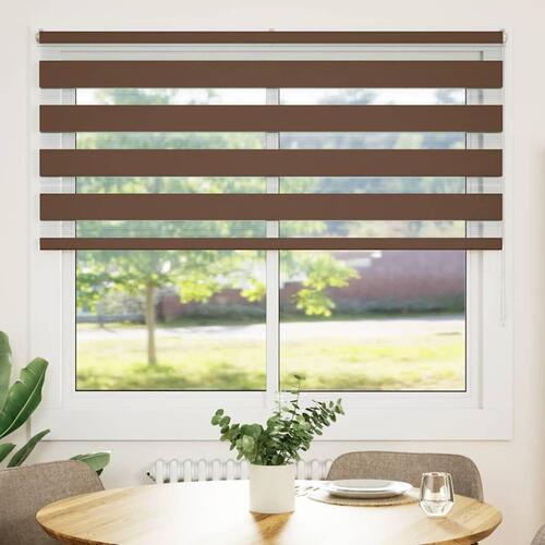 Zebragardin brun 155x100 cm stofbredde 150,9 cm polyester