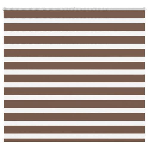Zebragardin brun 165x100 cm stofbredde 160,9 cm polyester