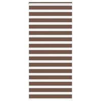 Zebragardin brun 105x200 cm stofbredde 100,9 cm polyester