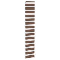 Zebragardin brun 40x200 cm stofbredde 35,9 cm polyester