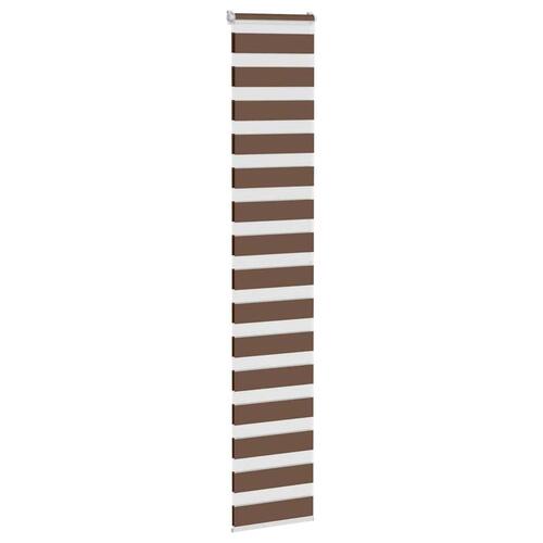 Zebragardin brun 40x200 cm stofbredde 35,9 cm polyester