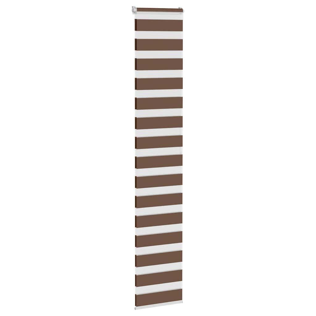 Zebragardin brun 40x200 cm stofbredde 35,9 cm polyester