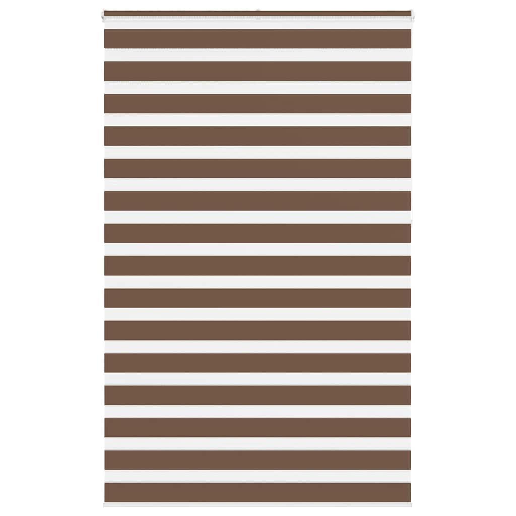Zebragardin brun 150x230 cm stofbredde 145,9 cm polyester billede