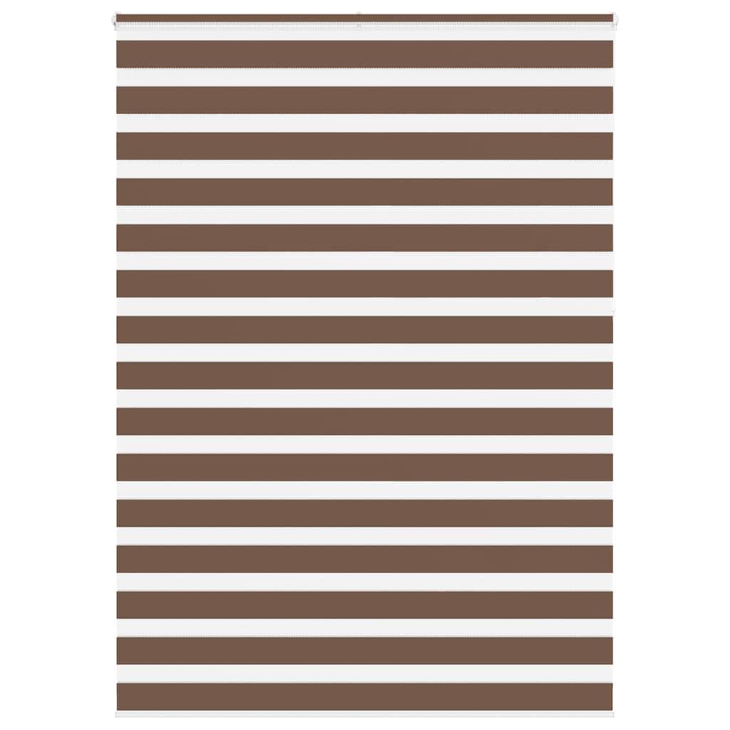 Zebragardin brun 160x230 cm stofbredde 155,9 cm polyester billede