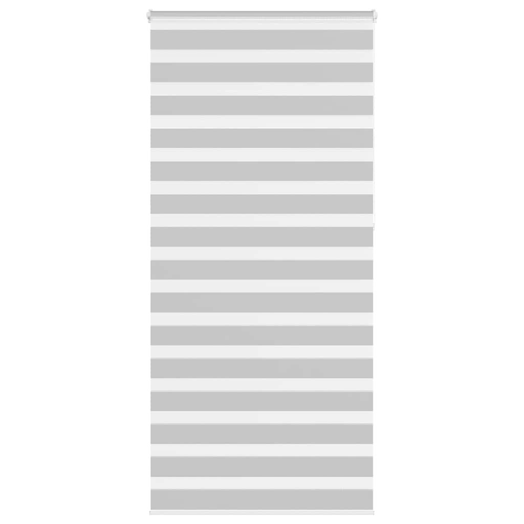 Zebragardin lysegrå 110x230 cm stofbredde 105,9 cm polyester