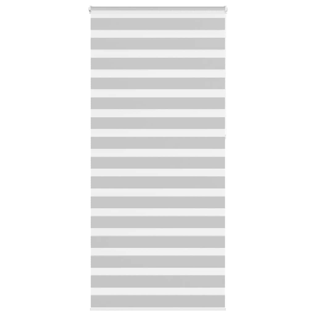 Zebragardin lysegrå 100x230 cm stofbredde 95,9 cm polyester