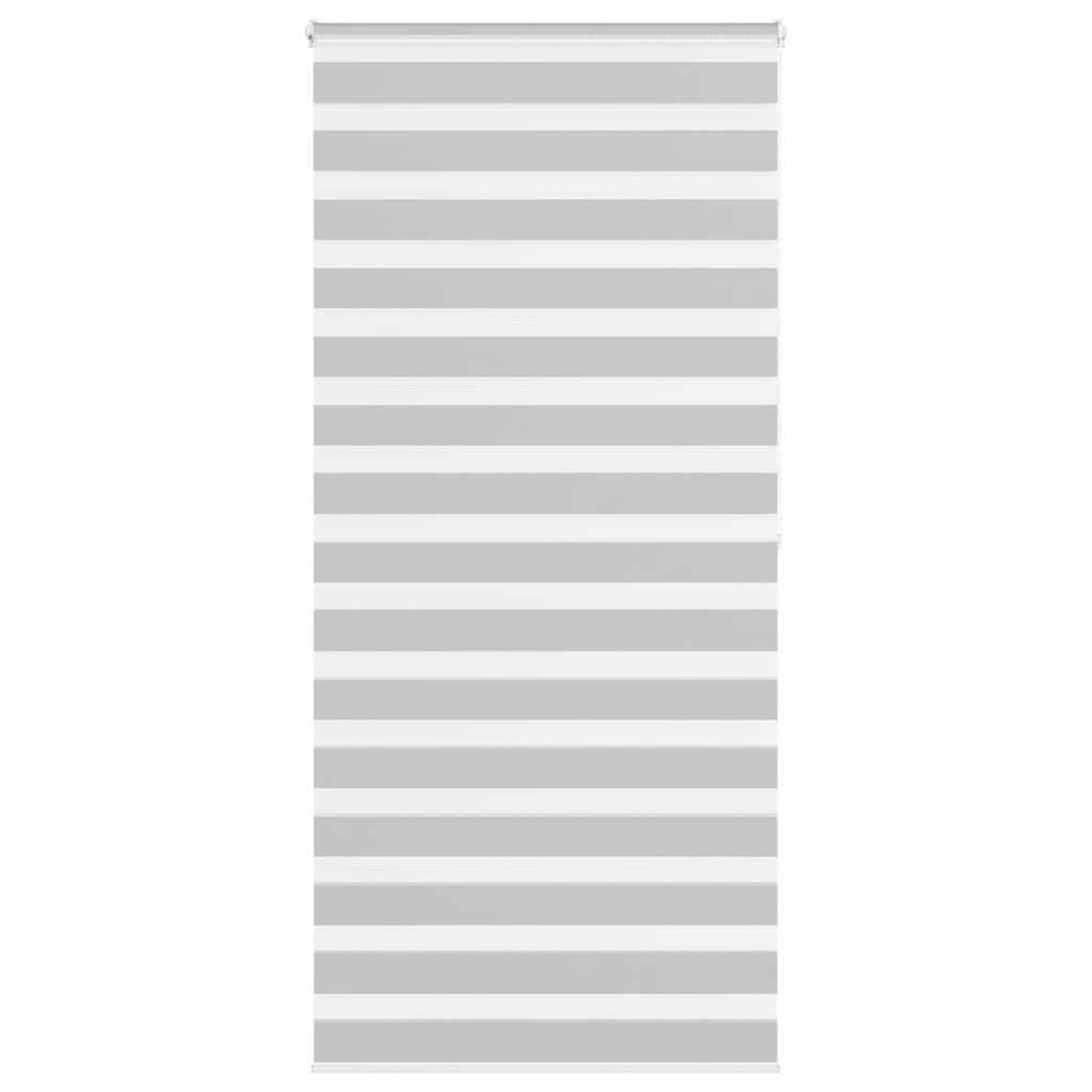 Zebragardin lysegrå 100x200 cm stofbredde 95,9 cm polyester