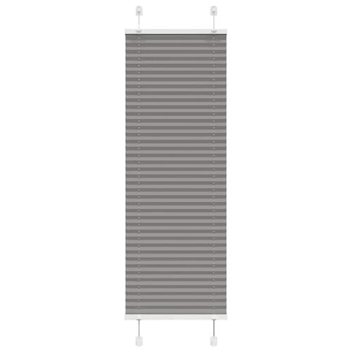 Plisségardin Antracit 45x100 cm Stofbredde 44,4 cm Polyester