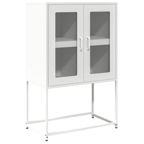 Højskab 68x39x107 cm stål hvid