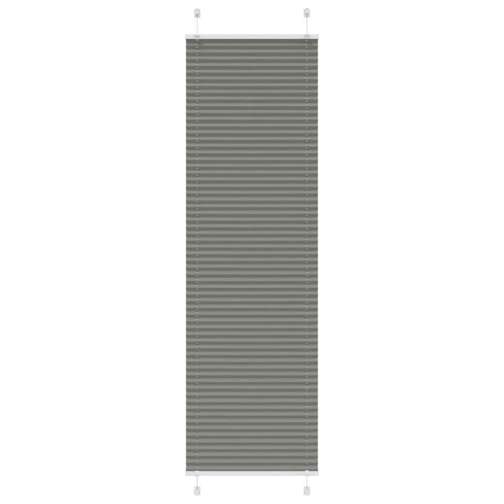 Plisségardin Antracit 65x200 cm Stofbredde 64,4 cm Polyester