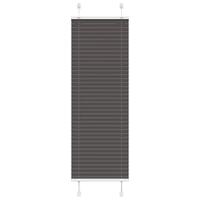 Plisségardin Sort 40x100 cm Stofbredde 39,4 cm Polyester