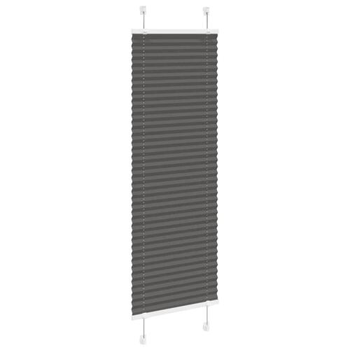 Plisségardin Sort 50x100 cm Stofbredde 49,4 cm Polyester