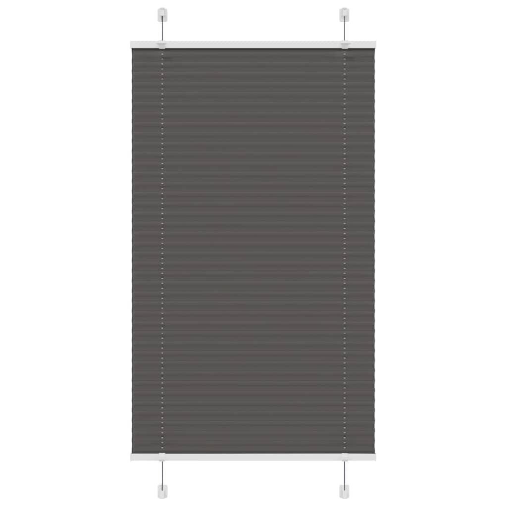 Plisségardin Stofbredde 54,4 Cm Polyester Sort - 75 x 100 cm