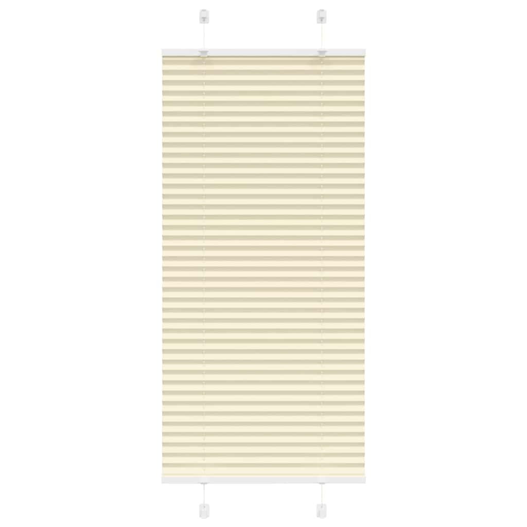 Plisségardin Fløde Stofbredde 64,4 Cm Polyester Creme - 60 x 100 cm