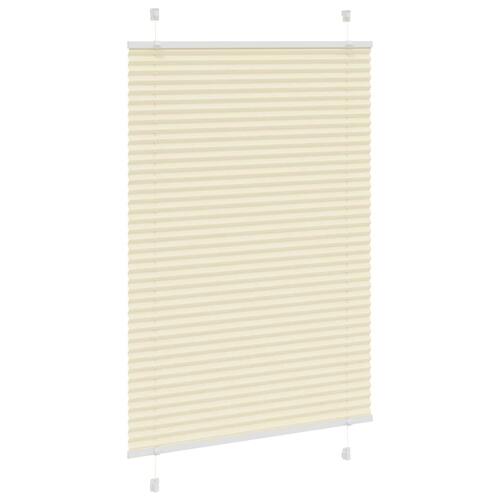 Plisségardin fløde 95x100 cm Stofbredde 94,4 cm Polyester