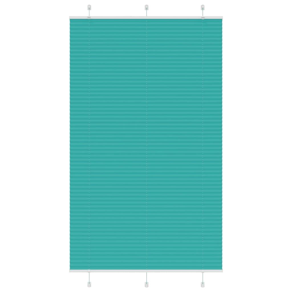 Plisségardin Benzin Grøn 115x200cm Stofbredde 114,4cm Polyester billede