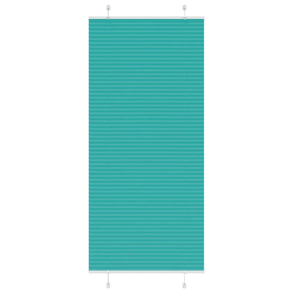 Plisségardin Benzin Grøn Stofbredde 54,4 Cm Polyester Petroliumsgrøn - 90 x 200 cm