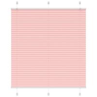 Plisségardin Lyserød 120x150 cm Stofbredde 119,4 cm Polyester