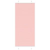 Plisségardin Lyserød 90x200 cm Stofbredde 89,4 cm Polyester
