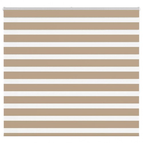 Zebragardin sandbrun 160 x 150 cm