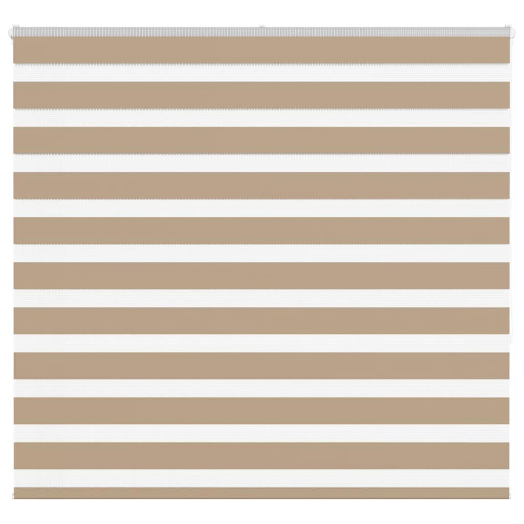 Zebragardin sandbrun 160x150 cm stofbredde 155,9 cm polyester