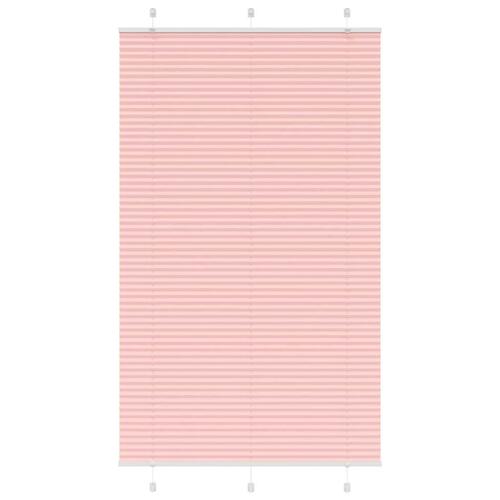Plisségardin Lyserød 120x200 cm Stofbredde 119,4 cm Polyester