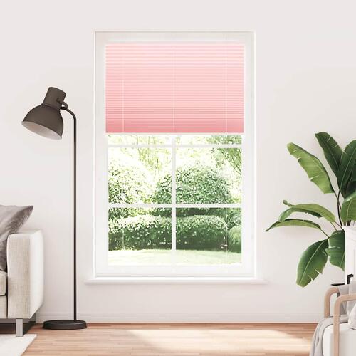 Plisségardin Lyserød 120x200 cm Stofbredde 119,4 cm Polyester