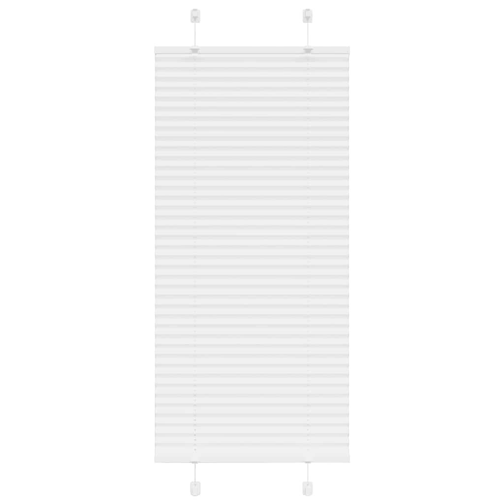 Plisségardin Hvid 55x150 cm Stofbredde 54,4 cm Polyester