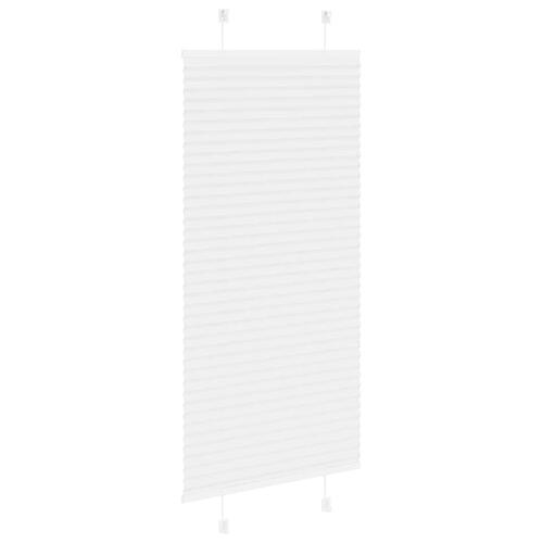 Plisségardin Hvid 55x150 cm Stofbredde 54,4 cm Polyester